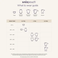 Snuz SnuzPouch Sleeping Bag, 2.5 TOG - Cashmere/Cross (6-18 months)