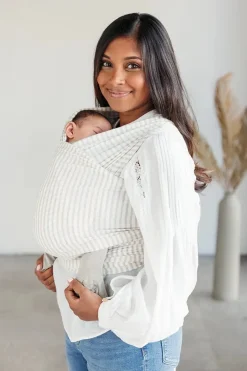 Solly Baby Wrap - Driftwood Stripe