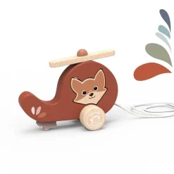Speedy Monkey Pull Along Helicopter