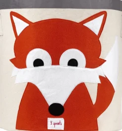 3 Sprouts Storage Bin - Fox Orange