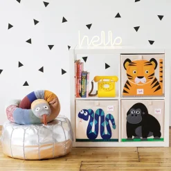 3 Sprouts Storage Box - Tiger