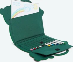 State Bags Harbor Artfolio Art Set - Green/Navy