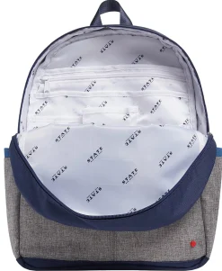 State Bags Kane Kids Backpack - Navy / Heather Gray