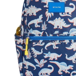 State Bags Kane Kids Backpack - Navy Dino