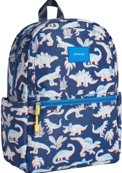 State Bags Kane Kids Backpack - Navy Dino
