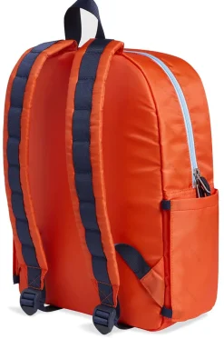 State Bags Kane Kids Backpack - Orange Chevron Puffer