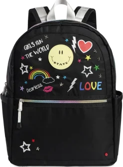 State Bags Kane Kids Double Pocket Backpack - Girl Power