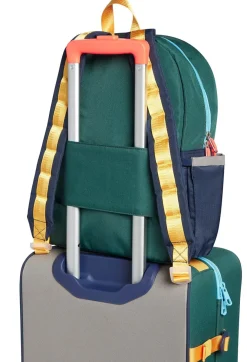 State Bags Kane Kids Travel Backpack - Green / Navy