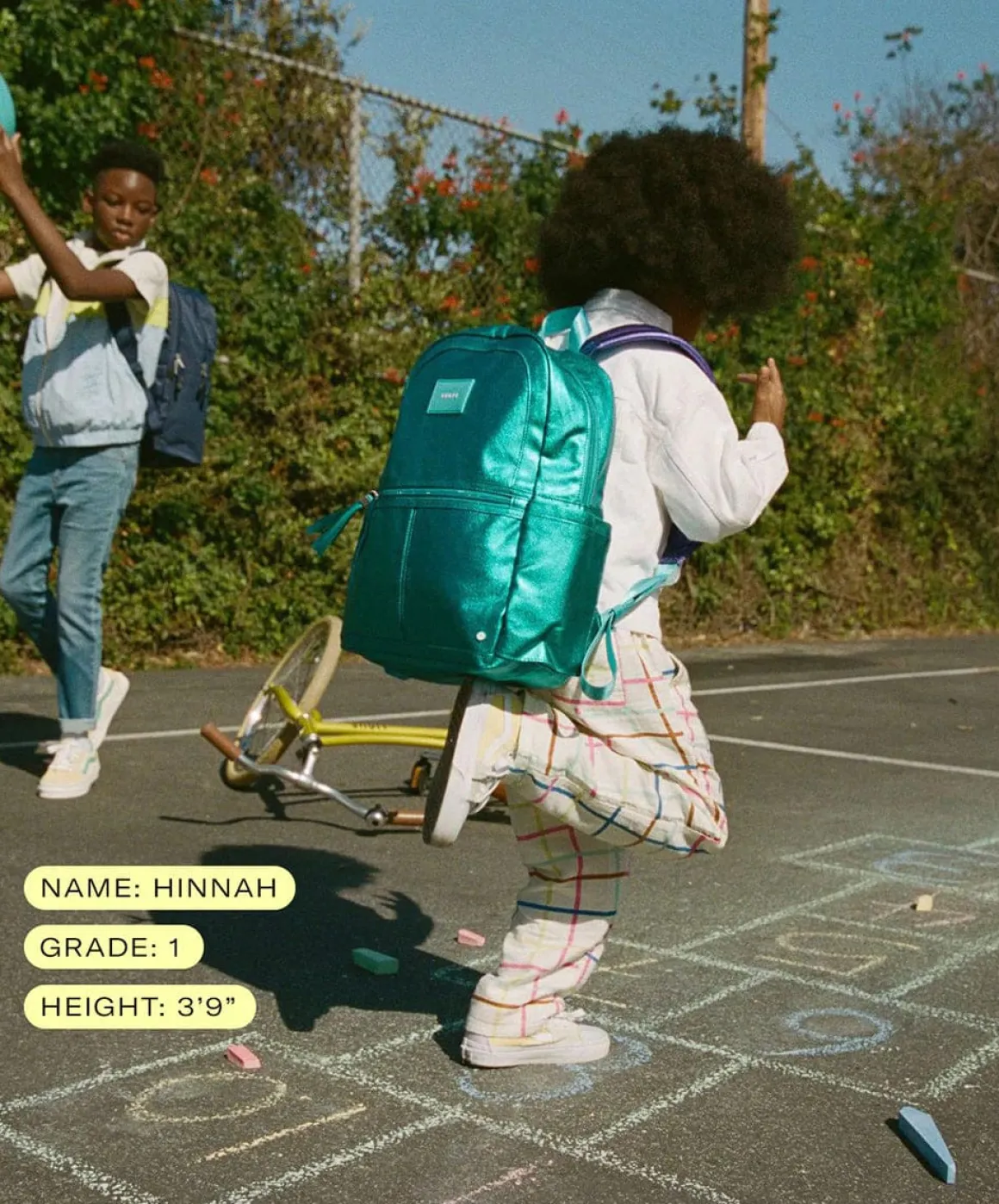 State Bags Kane Kids Travel Backpack - Navy/Neon