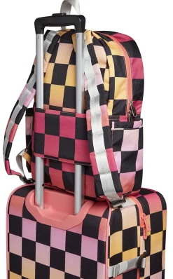 State Bags Kane Kids Travel Backpack - Pink Checkerboard