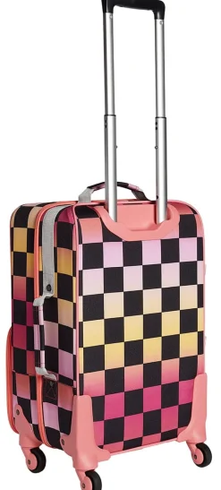 State Bags Logan Suitcase - Pink Checkerboard