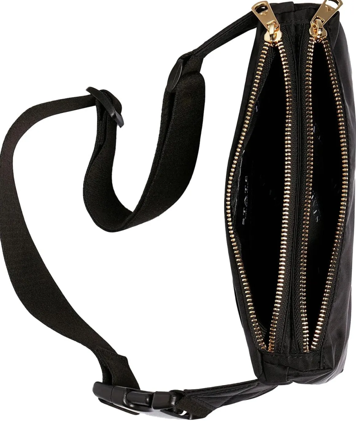 State Bags Lorimer Fanny Pack - Black / Gold (Long Strap)