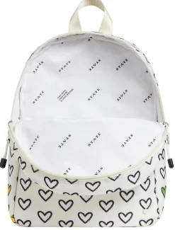 State Bags Mini Kane Kids Travel Backpack - Rainbow Hearts