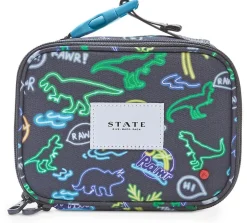 State Bags Mini Rodgers Snack Pack - Neon Dino