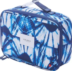 State Bags Rodgers Lunch Box - Indigo Patchwork
