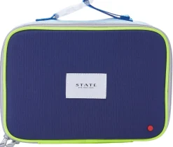 State Bags Rodgers Lunch Box - Navy / Neon