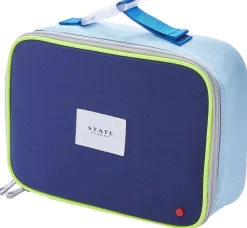 State Bags Rodgers Lunch Box - Navy / Neon