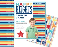 Sticky Bellies Happy Heights Growth Chart - Boy