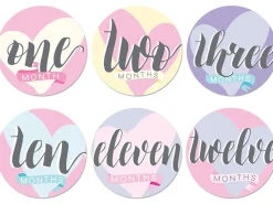 Sticky Bellies Hello, Baby Stickers - Newborn to 12 Months - Girl