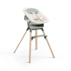 Stokke Clikk High Chair + Newborn Set Bundle - Glacier Green
