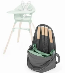 Stokke Clikk High Chair Travel Bundle - Midnight Black