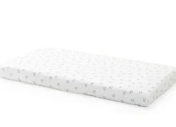 Stokke Home Bed Fitted Sheets - White/Mono Bear