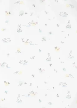 Stokke Home Bed Fitted Sheets - White/Soft Rabbit