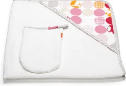 Stokke Hooded Towel - Silhouette Pink