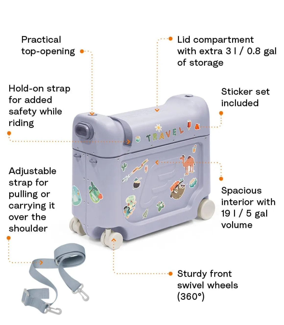Stokke JetKids BedBox - Midnight Grey