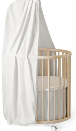 Stokke Sleepi Mini Bed Skirt by Pehr - Grey