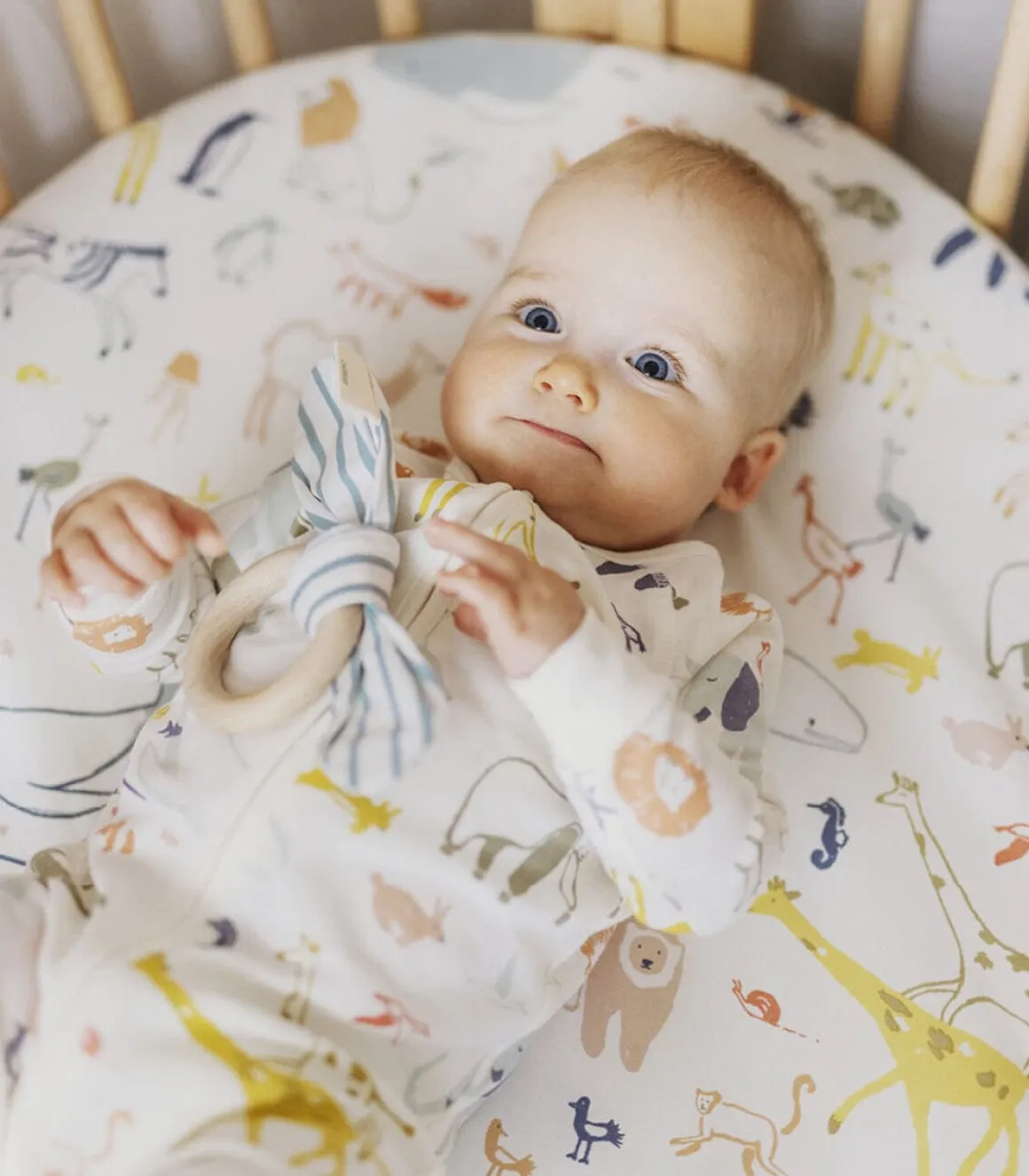 Stokke Sleepi Mini Fitted Sheet by Pehr - In the Wild