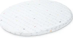 Stokke Sleepi Mini Fitted Sheet by Pehr - Rainbow Alphabet Line