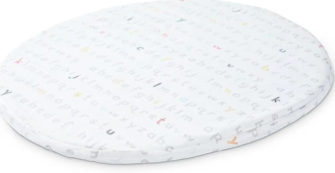Stokke Sleepi Mini Fitted Sheet by Pehr - Rainbow Alphabet Line