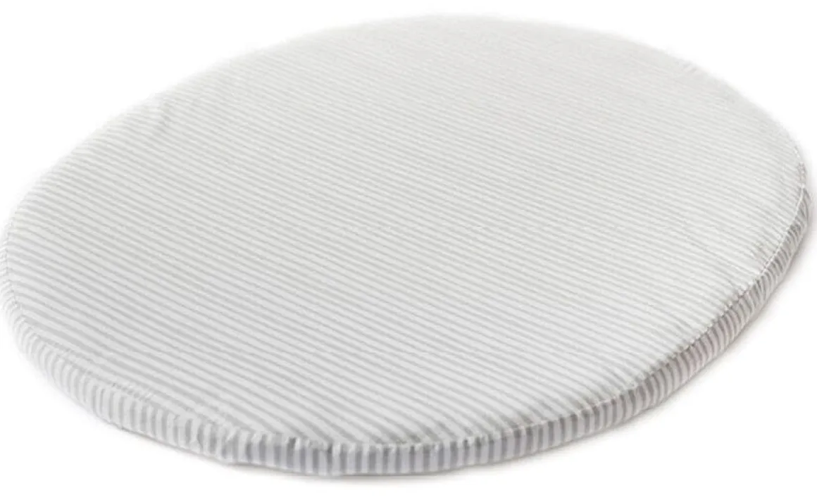 Stokke Sleepi Mini Fitted Sheet by Pehr - Stripped Away Pebbles