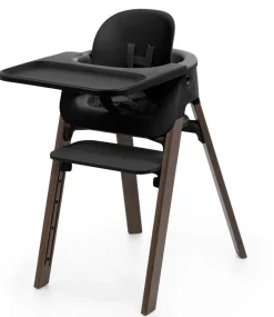 Stokke Steps High Chair (2026) - Black / Warm Brown