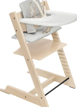 Stokke Tripp Trapp High Chair2 and Cushion with Stokke Tray - Natural / Nordic Grey