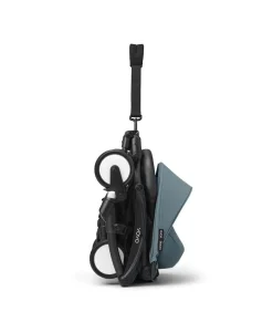 Stokke YOYO3 6+ Stroller + Clikk High Chair Bundle - Black / Aqua / Cloud Grey