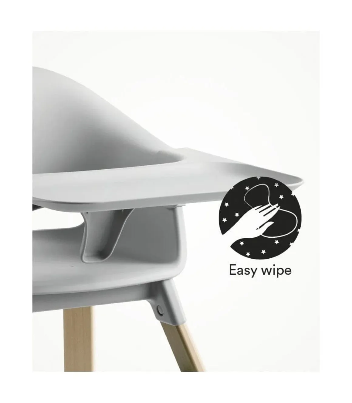 Stokke YOYO3 6+ Stroller + Clikk High Chair Bundle - Black / Black / White