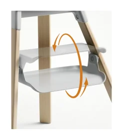 Stokke YOYO3 6+ Stroller + Clikk High Chair Bundle - Black / Stone / Cloud Grey