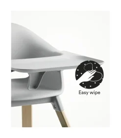 Stokke YOYO3 6+ Stroller + Clikk High Chair Bundle - White / Stone / Cloud Grey