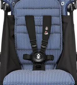 Stokke YOYO3 Ultra Compact Complete 0+/6+ Stroller Bundle - Black / Air France Blue