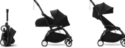 Stokke YOYO3 Ultra Compact Complete 0+/6+ Stroller Bundle - Black / Black