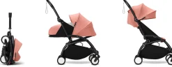 Stokke YOYO3 Ultra Compact Complete 0+/6+ Stroller Bundle - Black / Ginger
