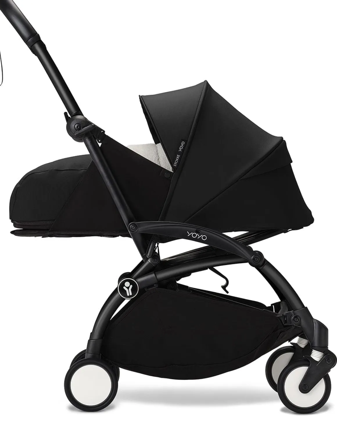 Stokke YOYO3 Ultra Compact Complete 0+/6+ Stroller Bundle - Black / Olive