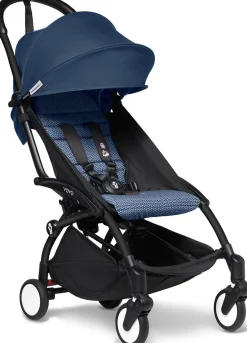 Stokke YOYO3 Ultra Compact 6+ Stroller (One Box) - Black / Air France Blue