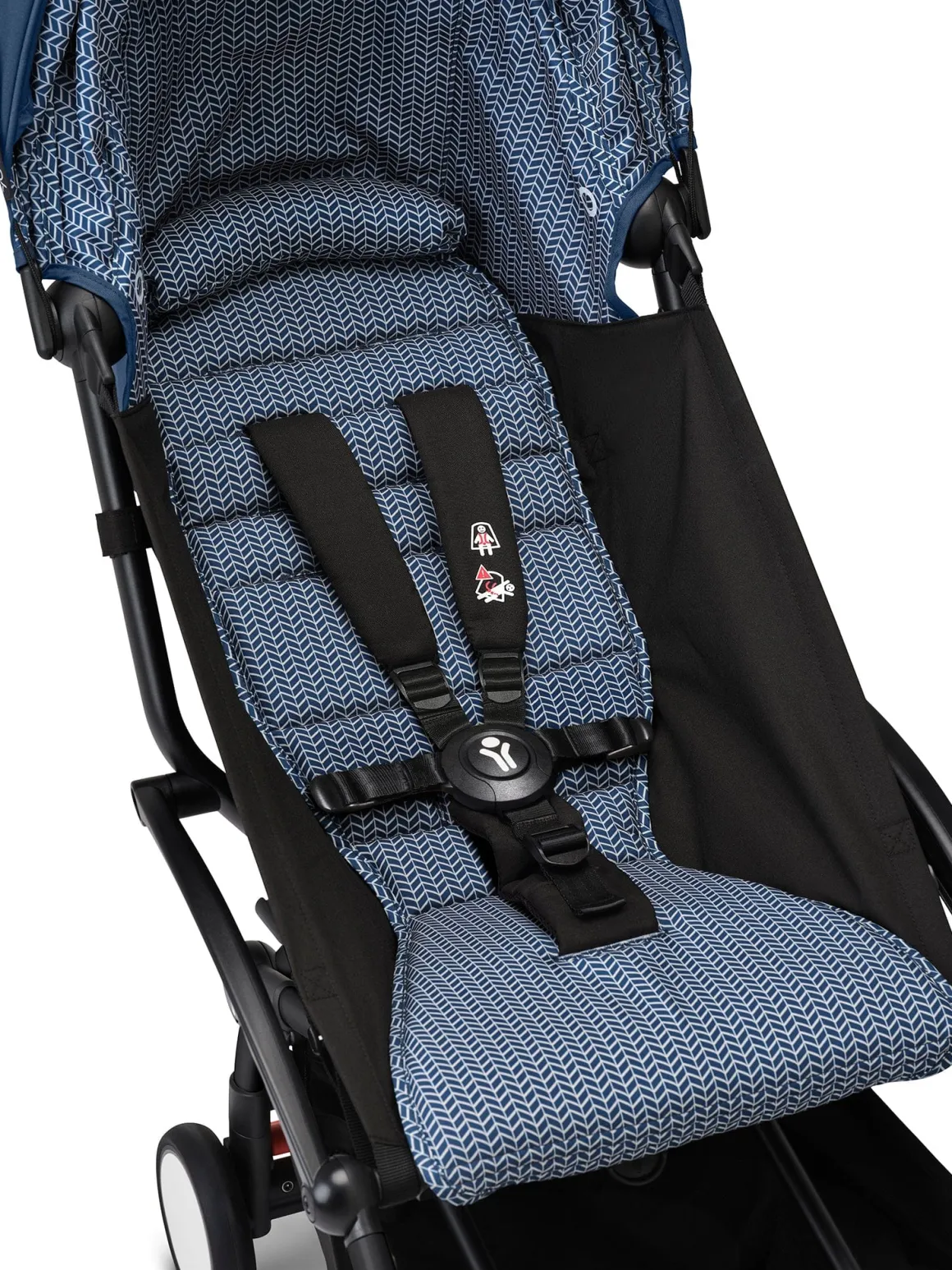 Stokke YOYO3 Ultra Compact 6+ Stroller (One Box) - Black / Air France Blue