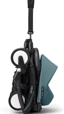 Stokke YOYO3 Ultra Compact 6+ Stroller (One Box) - Black / Aqua