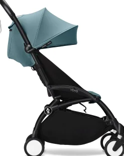 Stokke YOYO3 Ultra Compact 6+ Stroller (One Box) - Black / Aqua