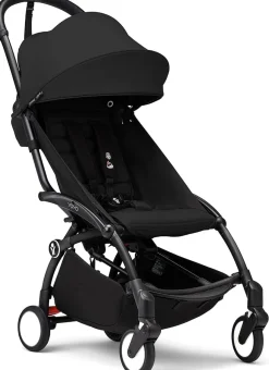 Stokke YOYO3 Ultra Compact 6+ Stroller (One Box) - Black / Black