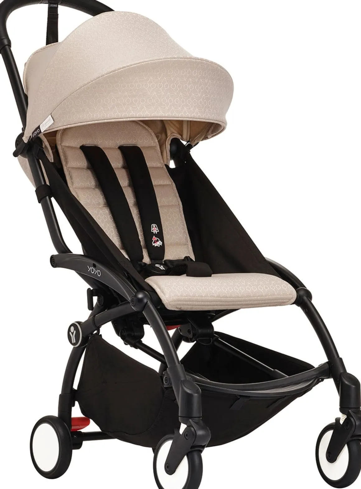 Stokke YOYO3 Ultra Compact 6+ Stroller (One Box) - Black / Bonpoint